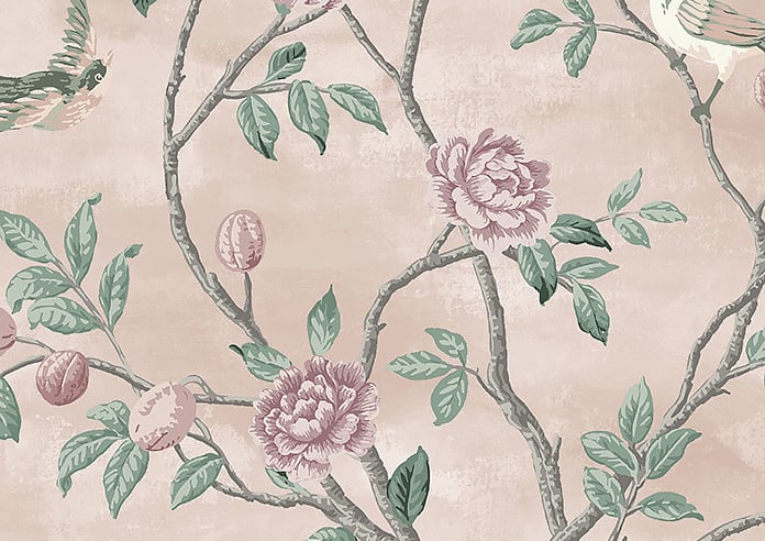 Laura Ashley Eglantine, Blush - Twist&Fit Roman Blind - Image 8